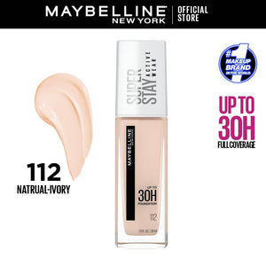 Maybelline New York Superstay Full Coverage 24H Liquid Foundation - 112 Ivory - My Store