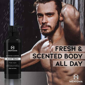 Menigma Activated Charcoal Body Wash | Newly Launched 200Ml - My Store