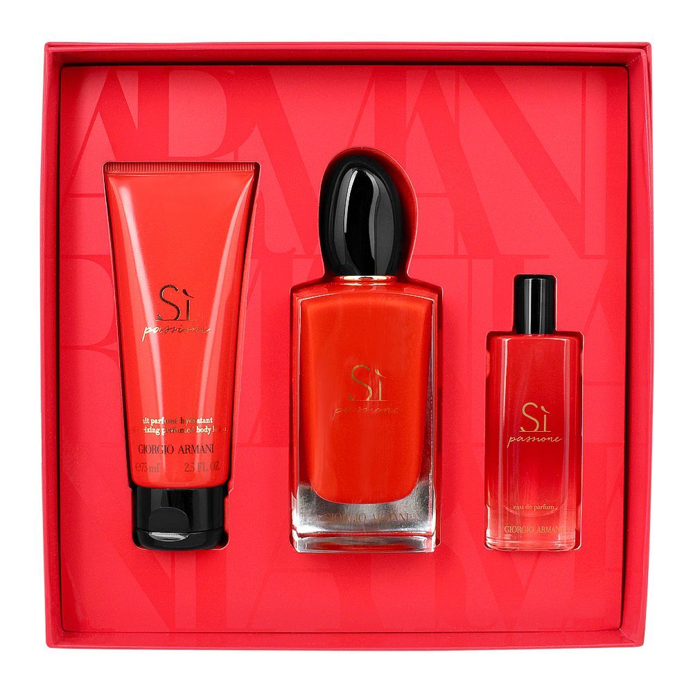 Giorgrio Armani Si Women EDP 100Ml+15Ml+Body Lotion 75Ml