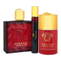 Versace Eros Flame 100Ml EDP + Deodorant Stick 75ML + Mini Spray EDP 10Ml