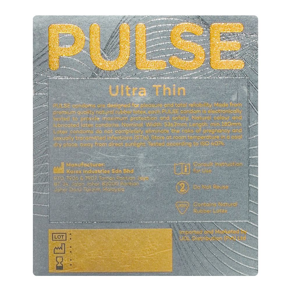 Pulse - Ultra Thin 3 Premium Condoms