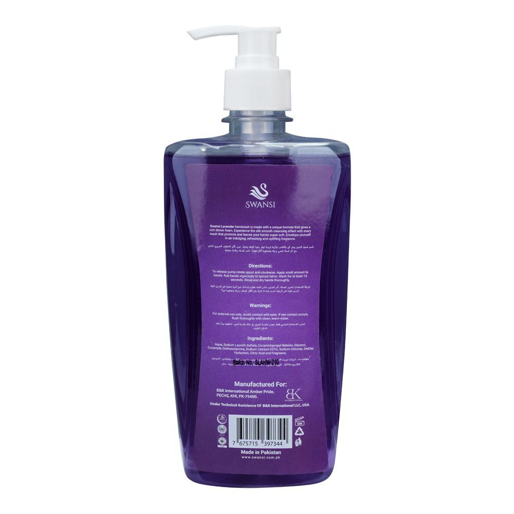 Swansi Lavender Hand Wash 500ml