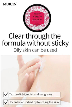 MUICIN - Japanese Cherry Blossom Strawberry Kiss Body Cream - 200ml - My Store