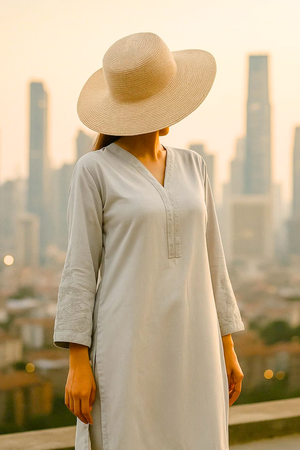 Noor E Rang by Ayla Studio Stitched 2 Piece Summer Collection'2025-Raat Ki Roshi