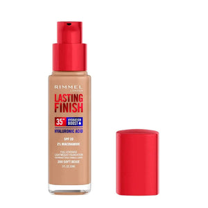 Rimmel London - Lasting Finish Hyaluronic Acid long-lasting 200 Soft Beige - My Store
