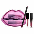 Huda Beauty Demi Matte & Cream Lip Set, Bawse & Famous