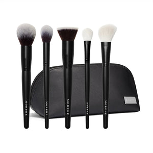 Morphe Face The Beat 5 Pice Brush Set+Bag