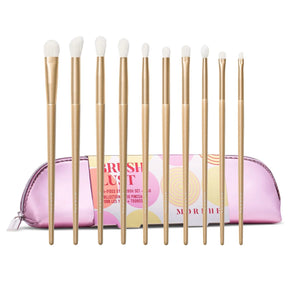 Morphe Brush Lust Eye Brush Set 10Pecs + Bag