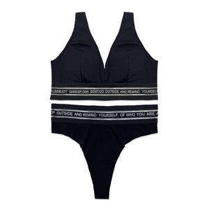 Bra Set - Noir Flex