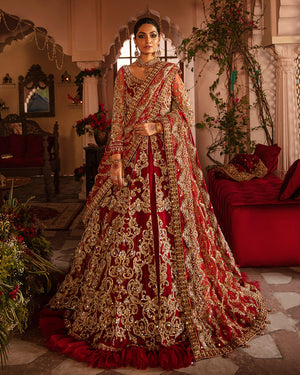Mehernaaz By Gulaal Unstitched 3 Piece Bridal Couture Collection'2021-Gulrukh B-15
