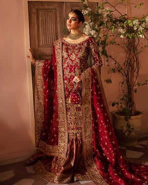 Mehernaaz By Gulaal Unstitched 3 Piece Bridal Couture Collection'2021-Azrah B-12