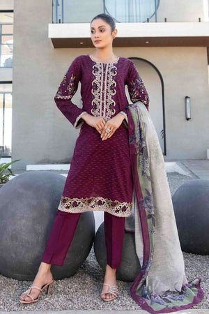 Calafia By Tawakkal Stitched 3 Piece Emb Lawn Collection-D-3143