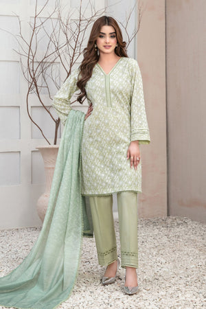 RIfna By Tawakkal Stitched 3 Piece Emb Lawn Collection-D-2916