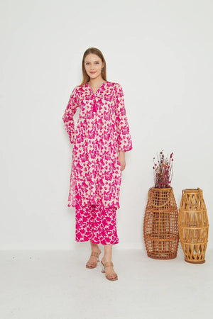 Dhaga Stitched 2 Piece Cambric Collection'2025-matching separate 0036