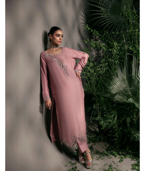 Luna By Mariam Malik Stitched 2 Piece Luxe Silk Pret Collection'2025-LUNA- Luxury Pret'24 - 7