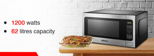 Homage Microwave Oven (HDSO-620SB) - 62 Liters - Snapcart.pk