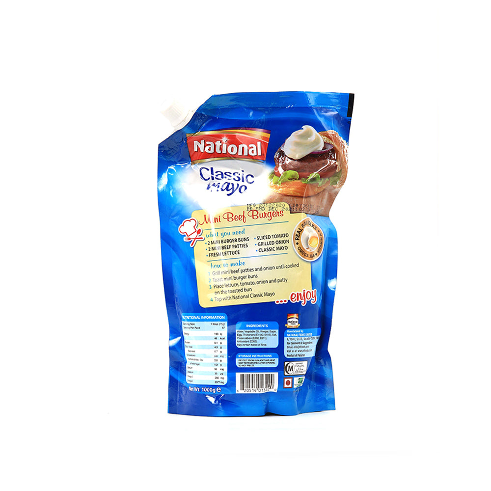 National Foods Classic Mayo 1000g - Snapcart.pk
