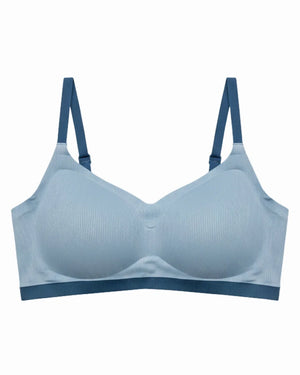 Padded Seamless Soft Shape Bra - Blue