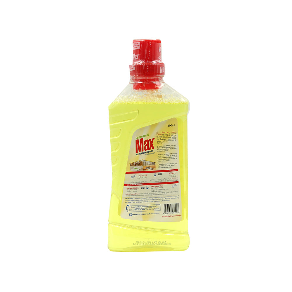 Max All Purpose Cleaner Lemon Fresh 500ml - Snapcart.pk