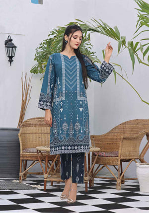Zarasi.Pk Stitched 2 Piece Printed Lawn Collection'2025-Sapphire