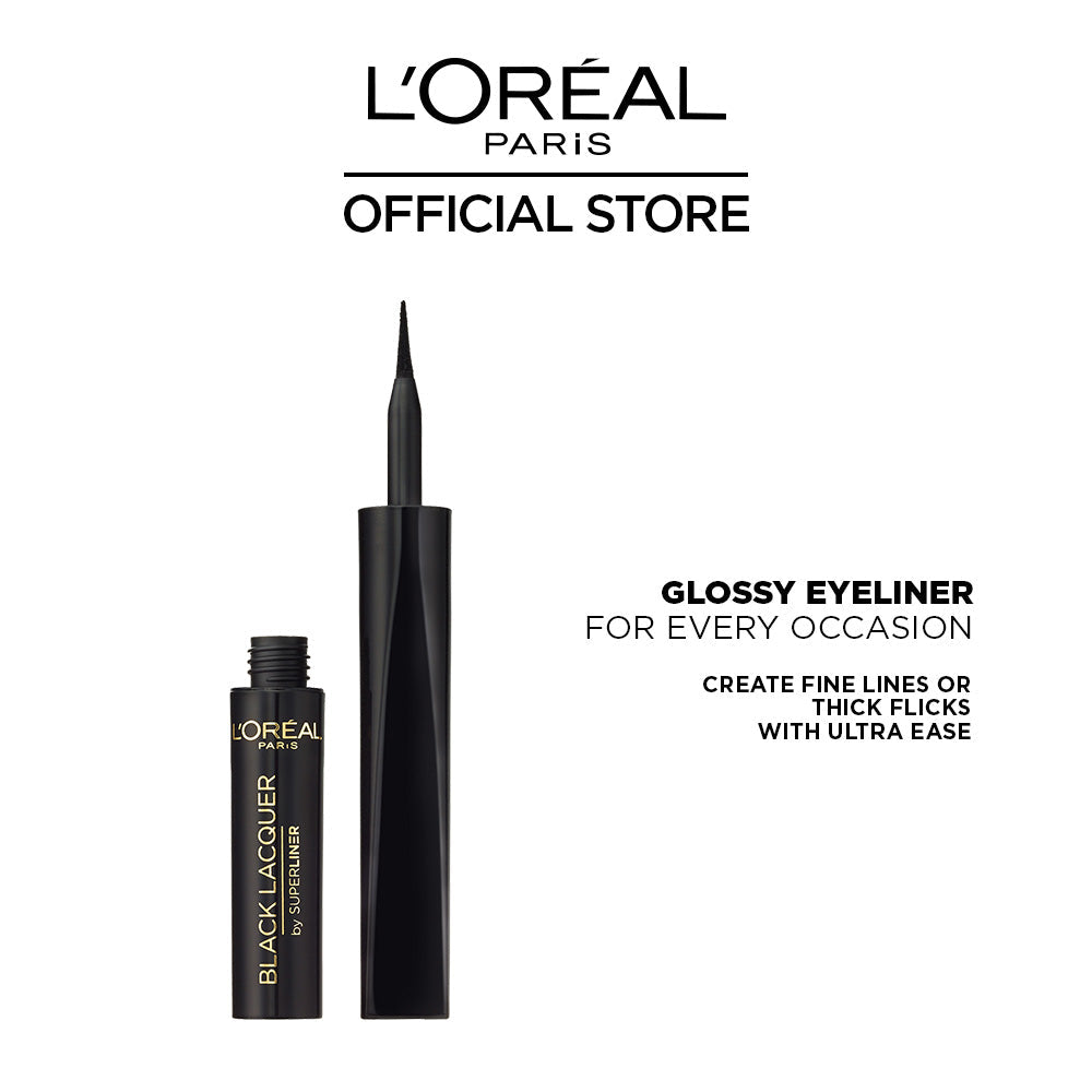 L'Oreal Paris- Super Liner Black Lacquer Liquid Eyeliner