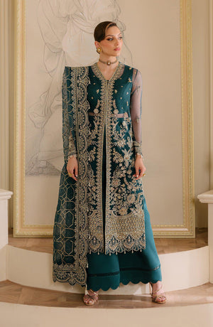 Reve Royal By Fabiha Fatima Unstitched 3 Piece Formals Collection'2025-Sapphire