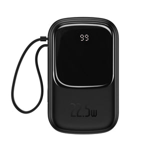 BASEUS POWER BANK WITH TYPE C CABLE Model 22.5W 20000MAH