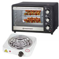 Westpoint Rotisserie Oven with Kebab Grill WF-2310RK - 24 Litres + Electric Stove/Hot Plate - Snapcart.pk