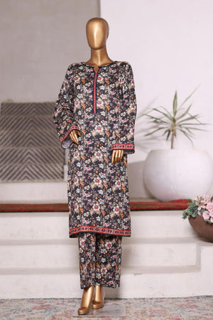 Bin Saeed Stitched 2 Piece Co Ords Cotton Vol-03 Collection'2025-WC-2466-Black