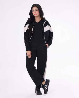 Fleece Tracksuit -Cool Fit - Black