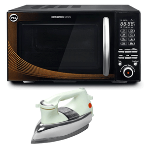 PEL PMO-25L Convection Microwave Oven 25 Ltr + Premium Iron - Snapcart.pk