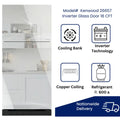 Kenwood Inverter Glass Door Freezer-on-top Refrigerator 18-CFT (KRF-26657) - My Store