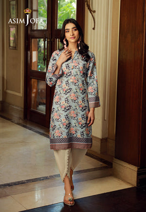 Asim Jofa Silk Symphony Ajss-06 Printed Raw Silk 1Pc