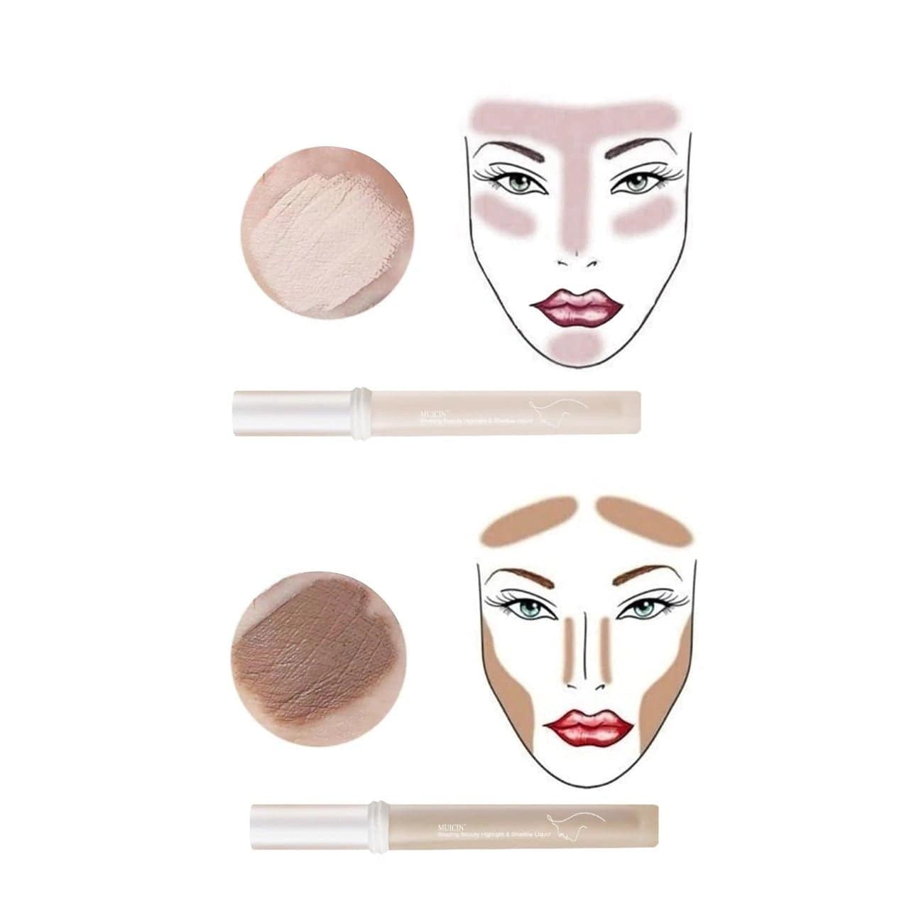 MUICIN - Liquid Matte Concealer, Contour, & Highlighter - 3g - My Store
