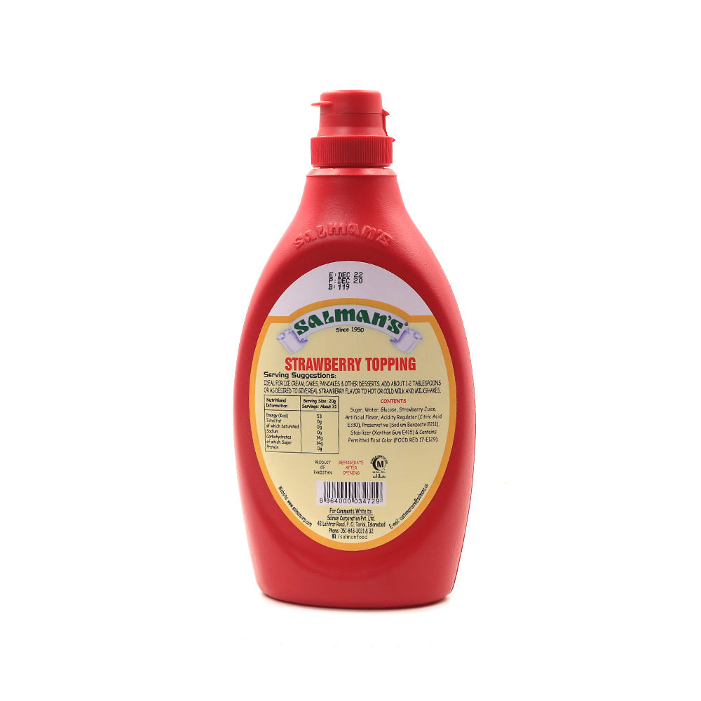 Salmans Strawberry Topping 623g - Snapcart.pk