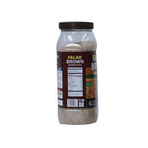 Falak Brown Basmati Rice 1.5kg Jar - Snapcart.pk