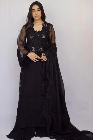 Luna By Mariam Malik Stitched 2 Piece Luxe Silk Pret Collection'2025-Luna- Luxury Pret' - 19