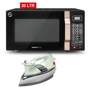 PEL PMO-30 D Microwave Oven 30 Ltr + Premium Iron - Snapcart.pk