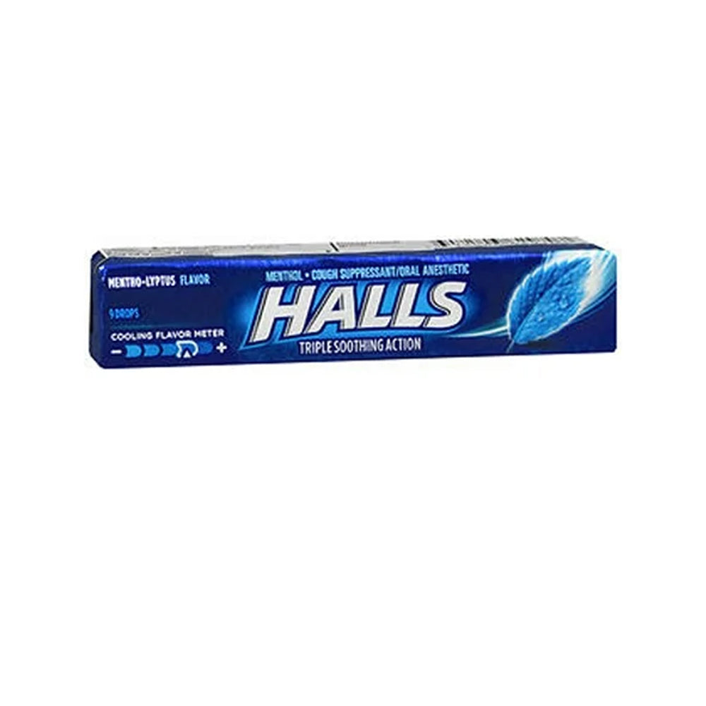 Halls Relife Menthol-lyptus Flavour Drops 9s - Snapcart.pk