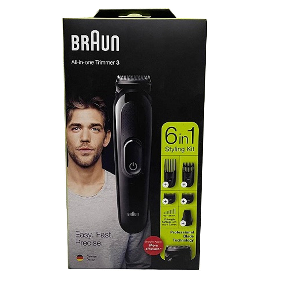 BRAUN ALL IN ONE BEARD & HAIR TRIMMER 6 IN 1 Model MGK3225