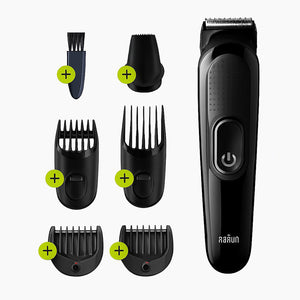 BRAUN ALL IN ONE BEARD & HAIR TRIMMER 6 IN 1 Model MGK3225