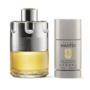Azzaro Wanted Men Gift Set EDT 100Ml + Deodorant Stick 75G