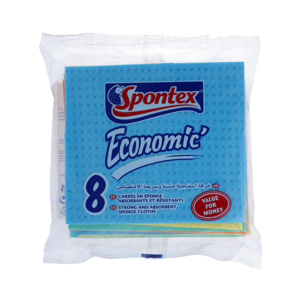 Spontex 8 Econmic Sponge Cloth - Snapcart.pk