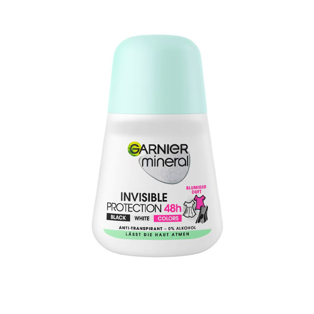 Garnier Mineral Invisible Protection 48hr Black & White Roll On 50ml - Snapcart.pk