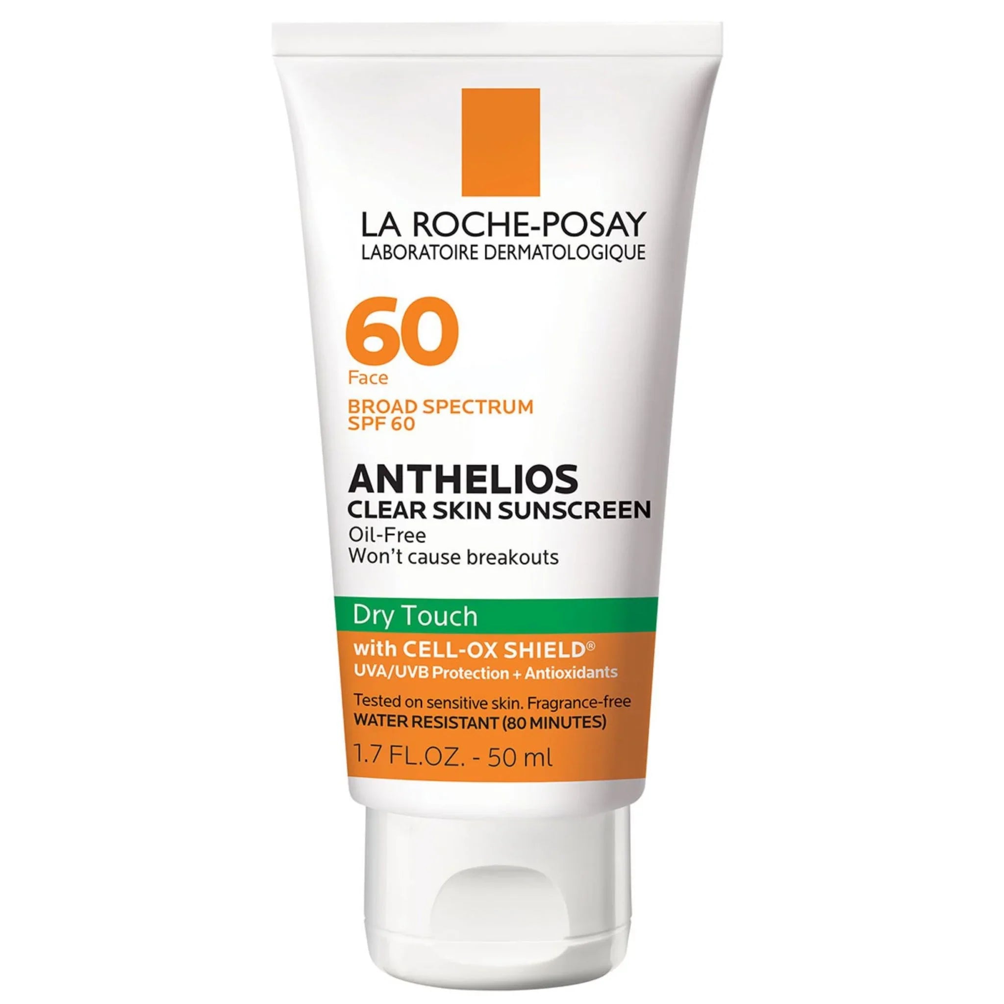 La Roche Posay Anthelios Clear Skin Dry Touch Face Sunscreen for Acne Prone Skin - SPF 60 50Ml