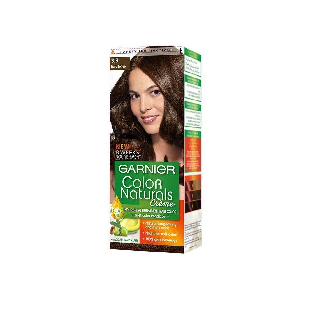 Garnier Color Naturals Color 3.3 Toffee Brown Black - Snapcart.pk