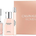 Calvin Klein Women Perfume 3 Piece Gift Set Edp Spray 3.4 OZ + Lotion + Mini Nib-Gift Set