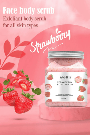 MUICIN - Strawberry Softening Body Scrub - 500g - My Store