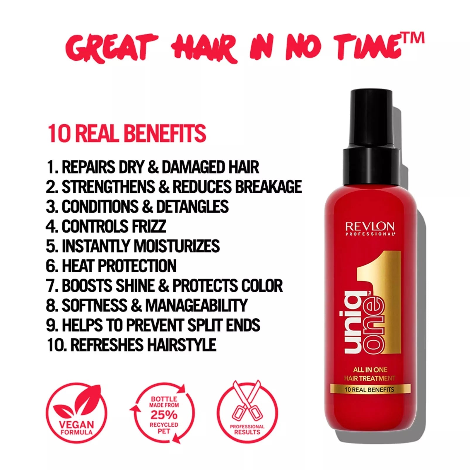 Revlon - UniqONE™ DUO-PACK All-in-One Leave-In Hair Treatment Classic Fragrance 150ml + Shampoo 230ml