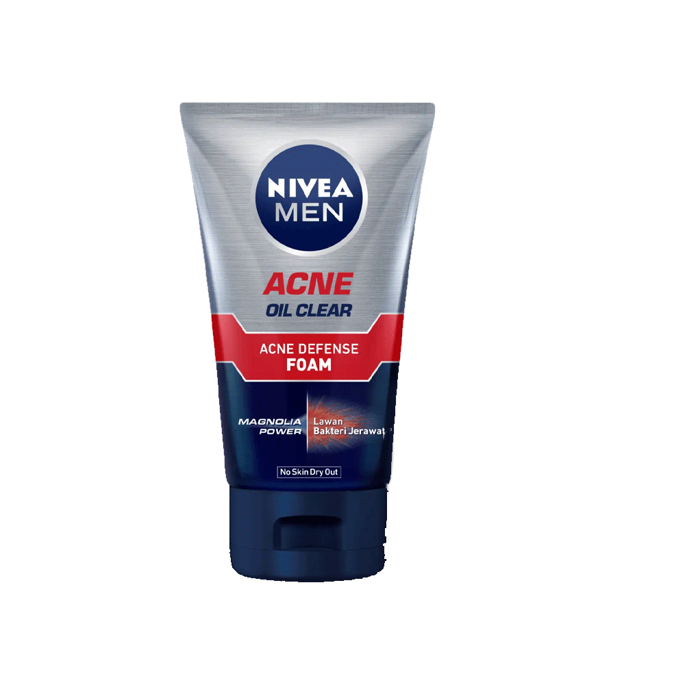 Nivea Men Acne Oil Care Anti Acne Foam 100ml - Snapcart.pk